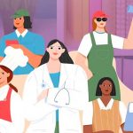 Ilustración de mujeres trabajadoras