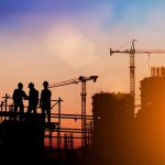 Trabajadores en una construcción