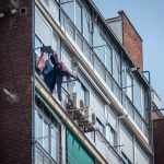 Fachada de un edificio de viviendas