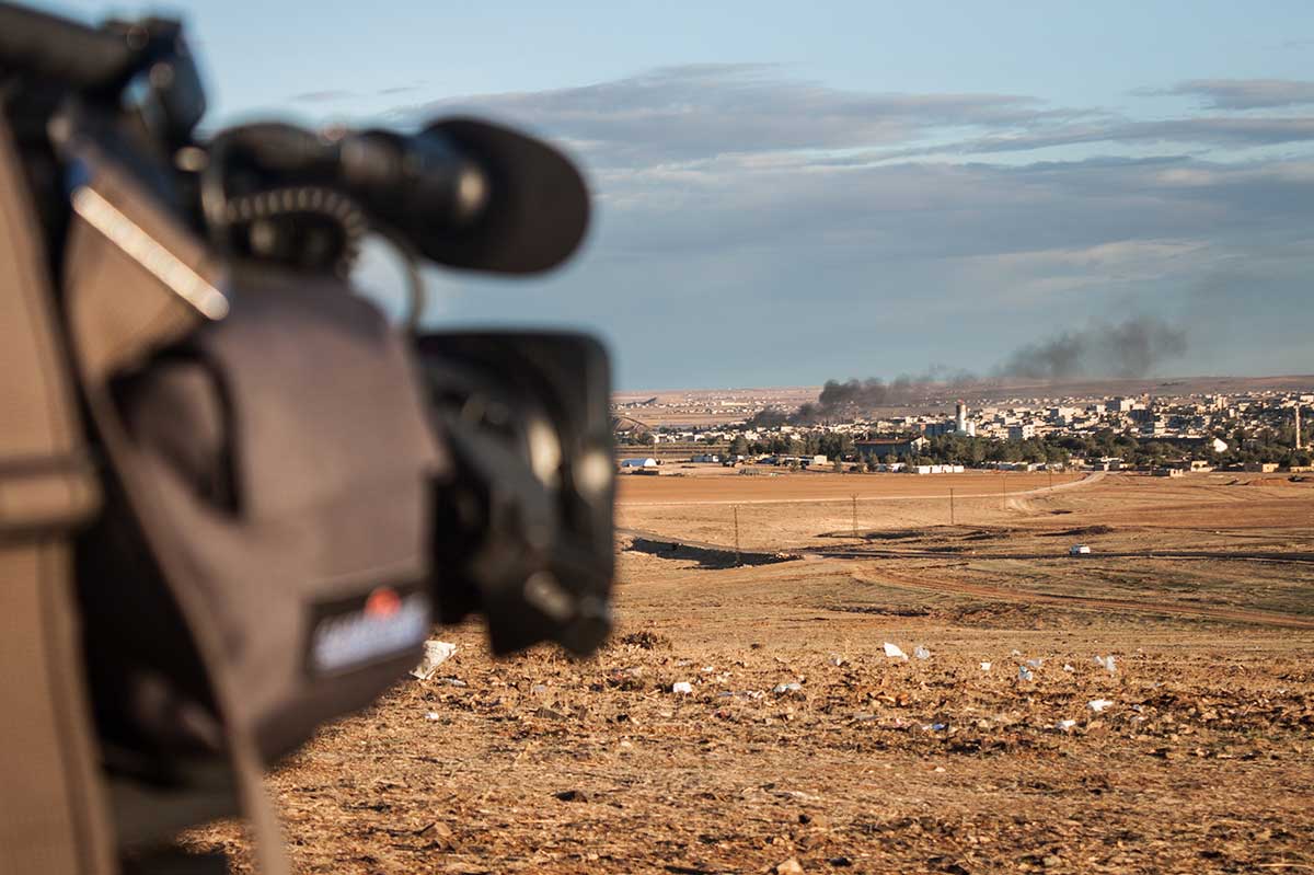 Video cámara en Palestina